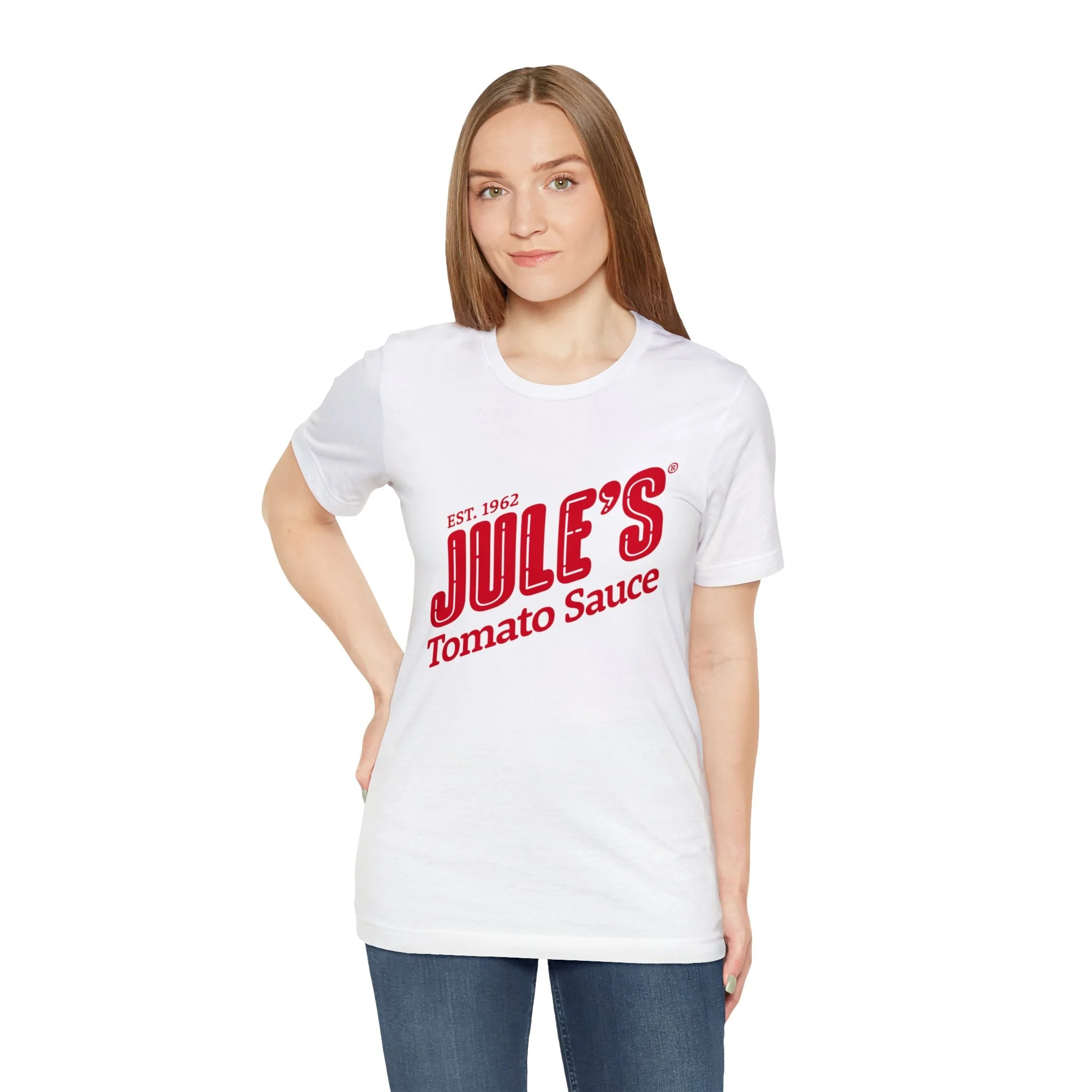 Jule's Red Logo T-Shirt - Image 21