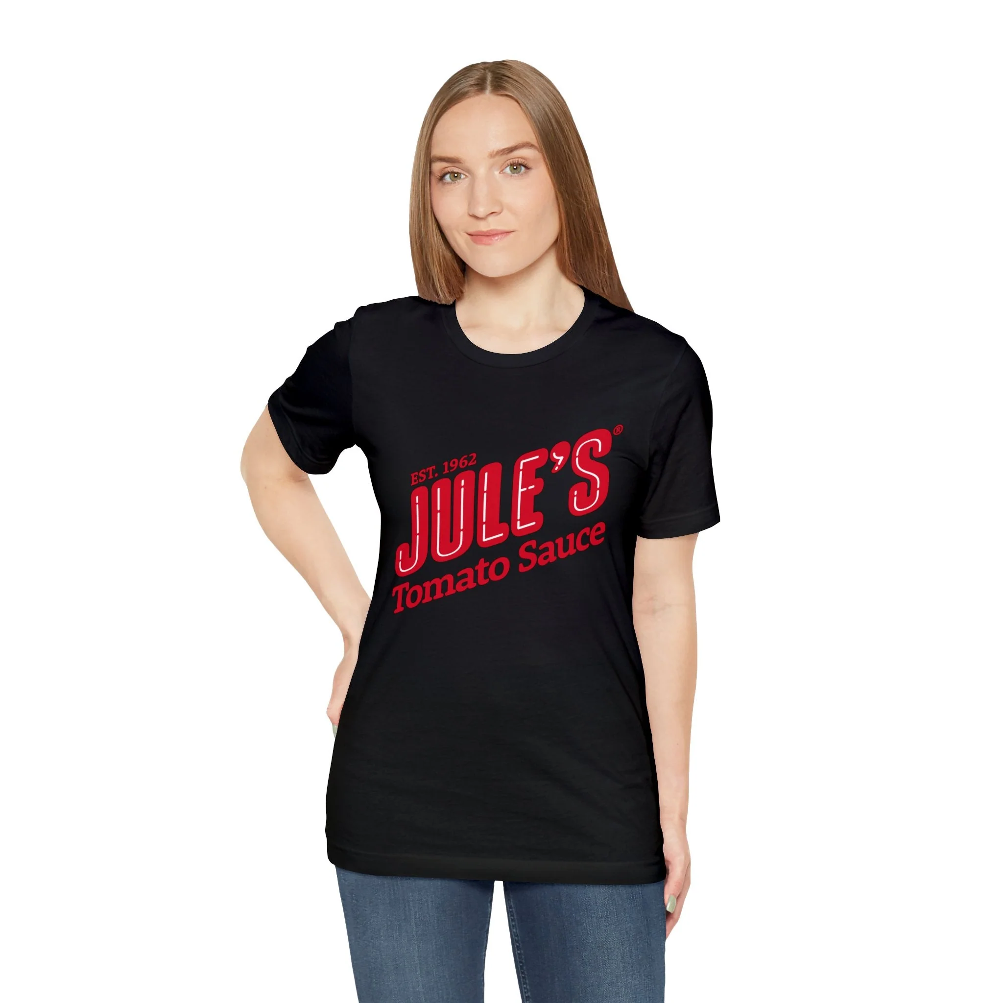 Jule's Red Logo T-Shirt - Image 6